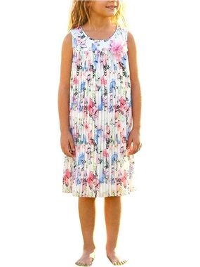 H&M girls floral dress. Size 6-8. EUC
